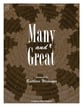 Many and Great Handbell sheet music cover